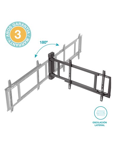 Soporte de TV abatible a ambos lados 32" - 75"