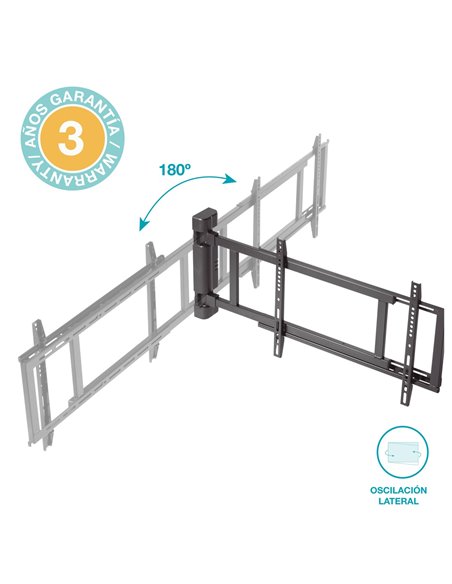 Soporte de TV abatible a ambos lados 32" - 75"