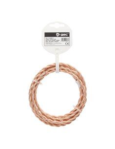 Cable textil 2,5M (2x0.75mm) trenzado Cobre