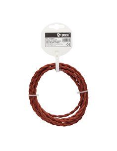 Cabo têxtil 2,5M (2x0,75mm) Cobre trançado