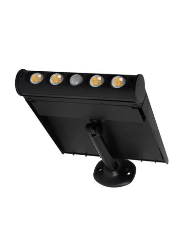 Aplique solar LED Tombua con sensor movimiento y crepuscular 8W 6000K Negro