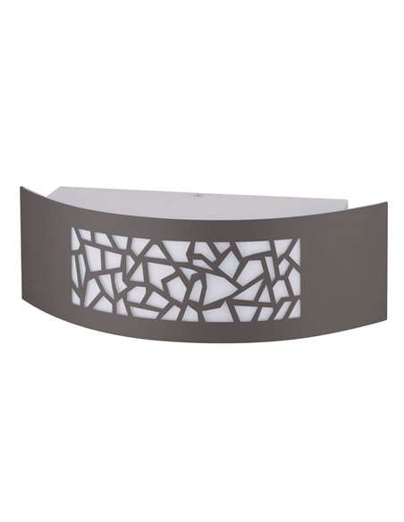 Aplique pared Maro E27 Máx. 14W Gris antracita