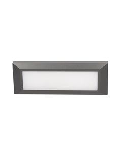 Aplique pared LED Serie Kuito 4W 3000 - 4000 - 6000K IP65 Gris antracita 2