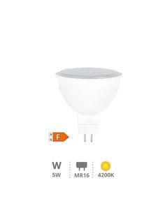 Lámpara LED dicroica 5W MR16 4200K 12V                                                              