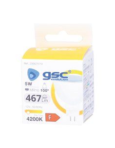 Lámpara LED dicroica 5W MR16 4200K 12V                                                               2