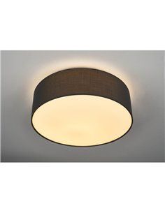 Plafón techo LED de tela Kasker 22W 3000K a 6500K regulable Gris 2