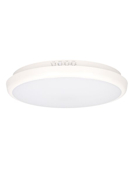 Plafón LED Lainio con sensor movimiento y crepuscular + stand-by 16W 6000K