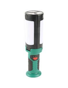 Lanterna de trabalho LED recarregável USB com 2 lâminas...