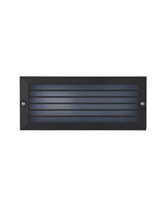 Aplique Befale com grade E27 Preto