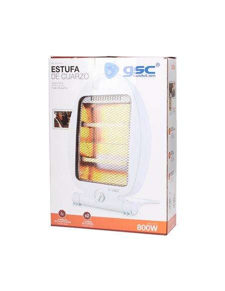 Estufa de cuarzo Máx. 800W