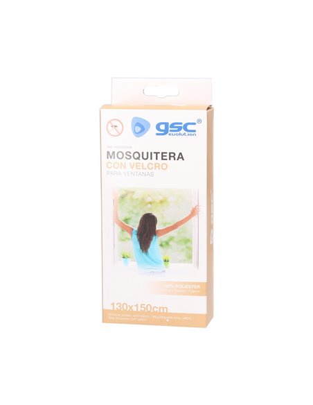 Mosquitera con velcro para ventanas 130x150cm                                                       