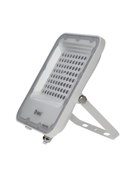 Projetor LED de alumínio 50W 3000K IP65 Branco