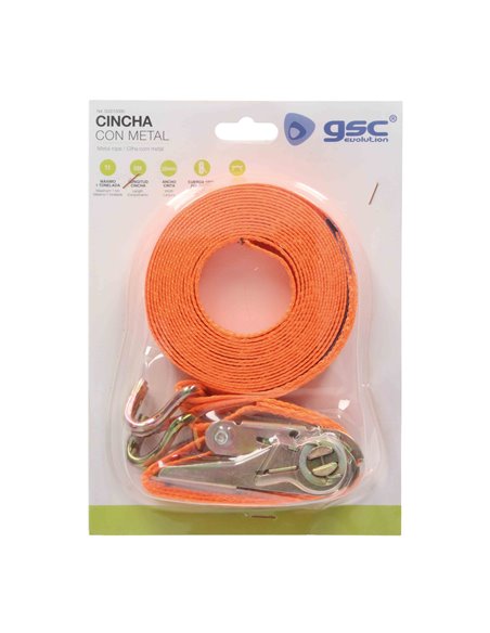 Cincha con metal 25mm 5M                                                                            