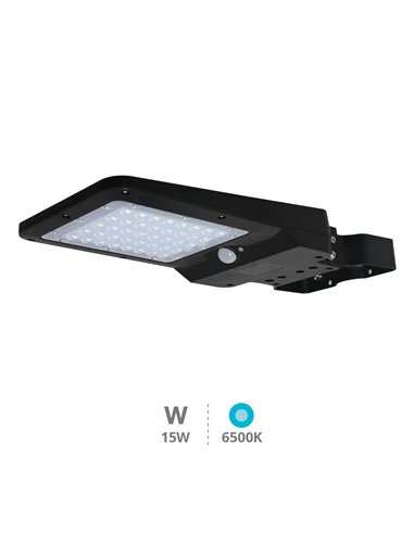 Poste solar LED Ornes com crepúsculo e sensor...