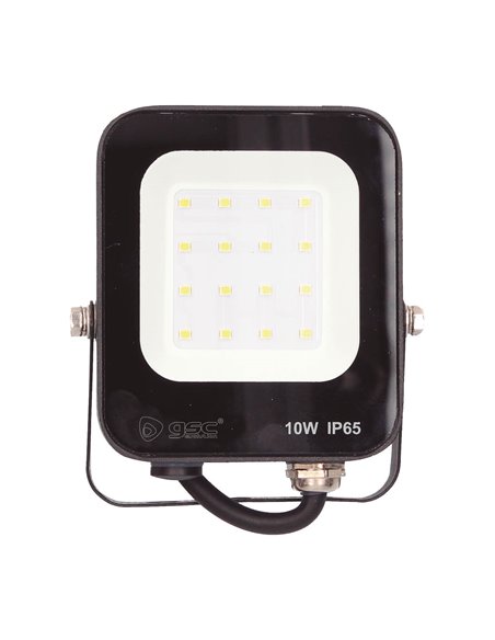 Proyector LED Serie Tandur 10W 6500K IP65 Negro
