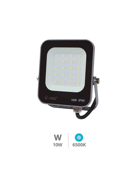Proyector LED Serie Tandur 10W 6500K IP65 Negro