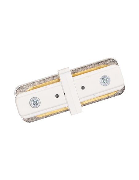 Conector recto para foco monofásico Blanco