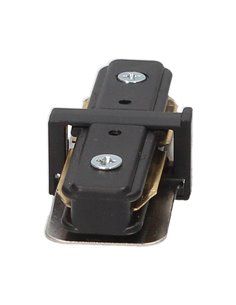 Conector recto para foco monofásico Negro 2