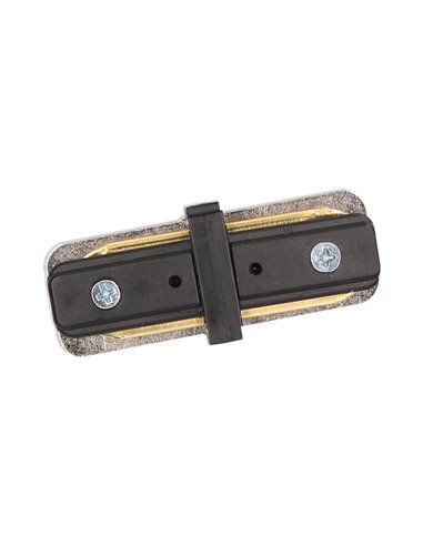 Conector reto para refletor monofásico Preto