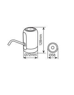Dispensador de agua automático para botellas de 5 a 10L 2
