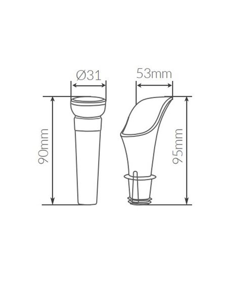 Set tapón de vacío y servidor de vino
