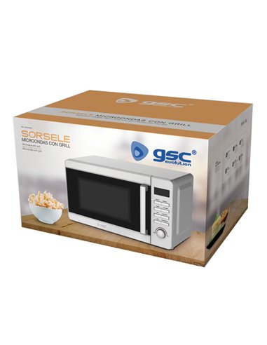 Microondas com grill Sorsele 20L 700W