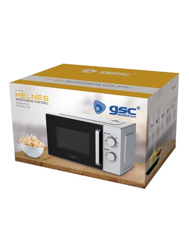 Microondas con grill Helnes 20L 700W