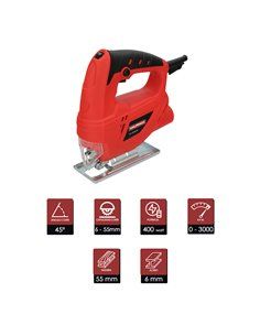 Sierra Vaiven 400 Watt. Sierra de Calar, Profundidad Corte 55 mm. Madera. Inclinable 2