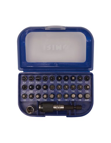 Conjunto de brocas 1/4" com porta-bits...