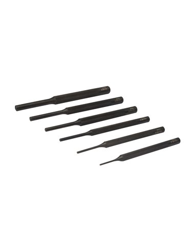 Conjunto de 6 Punções Cilíndricas Longas (2,3,4,5,6,8mm) 517-91-4 Irimo