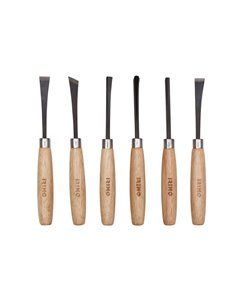Conjunto de 6 ferramentas de escultura 806-6-B Irimo