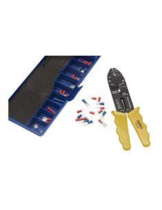 Juego de alicate para engastar con 60 terminales 630-61b1-4 irimo