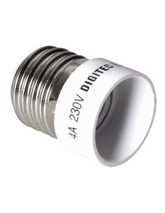 Adaptador de casquillo de portalamparas e27 a e14 (solo inst. 12v o inferiores)