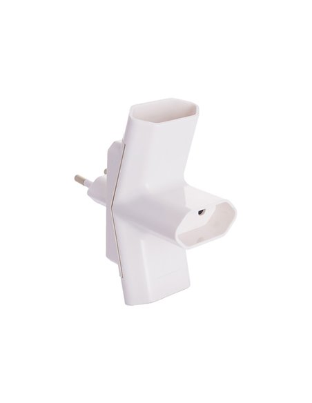 Plugue Solera 3 Tomadas Bipolares 10A 250V 4mm 15098