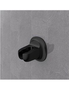 Soporte de cabezal de ducha libertà, negro 25467100 wenko 2