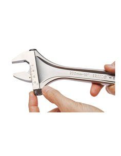 Llave ajustable moleta lateral 6" cromada 001021 irimo 2