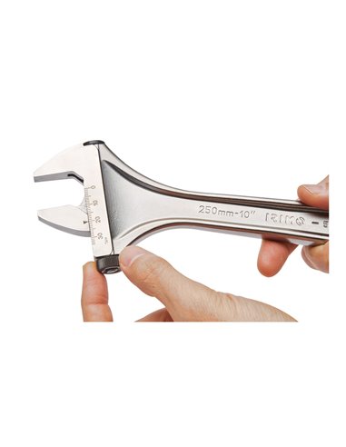 Llave ajustable moleta lateral 8" cromada 001031 irimo