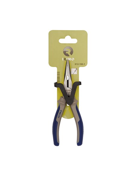 Alicate de Boca Semi Redonda com Cabo Bimaterial 161mm 612-160-1 Irimo
