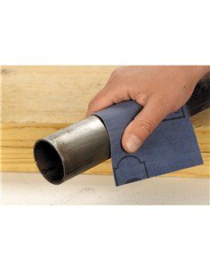 Papel de lijar de grano 100 madera/metal 230x280mm 2863000 wolfcraft 2
