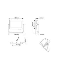 Proyector 20w 1900lm 6500k ip65 911401864284 philips 2