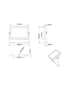 Proyector 30w 2850lm 6500k ip65 911401864384 philips 2