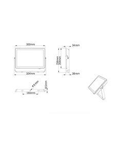Proyector 100w 9500lm 6500k ip65 911401864584 philips 2