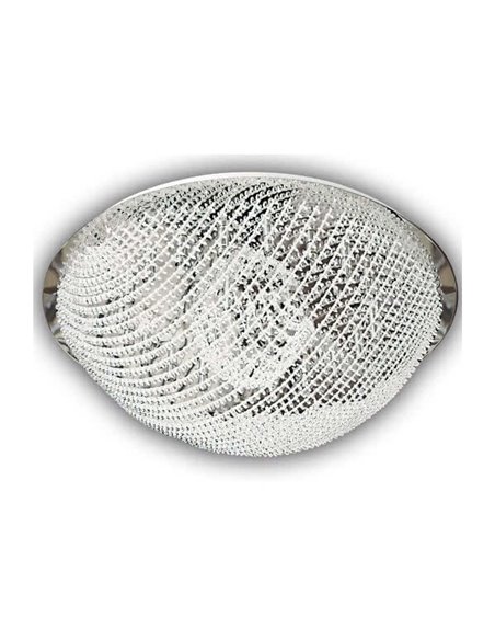 Plafon  Hemisferio Cristal/cromo 25xg9 (32x86 D)