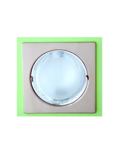 Downlight embutido 1xe27 9x18,8x18,8 Cm...