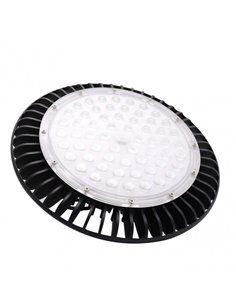 Campana Monzonita 150w 6500k Negro 16500lm Ip65 Led Smd 12,5x30x30 Cm