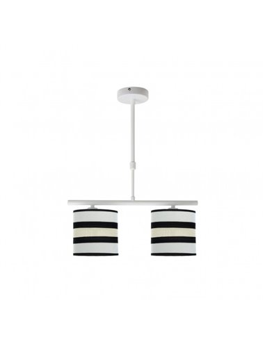 Karla Lâmpada 2xe14 Branco/bege Regx43x14 Cm