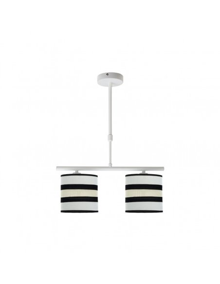 Karla Lâmpada 2xe14 Branco/bege Regx43x14 Cm