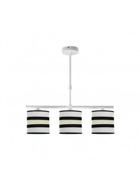 Karla Lâmpada 3xe14 Branco/bege Regx55x14 Cm