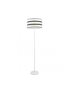 Pie Salon Karla 1xe27 Blanco/beis 149x40x40 Cm