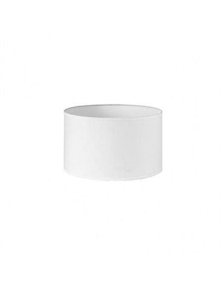 Dori E27 Abajur Cilíndrico Branco 30Dx30dx20h Tecido Popeline Cm